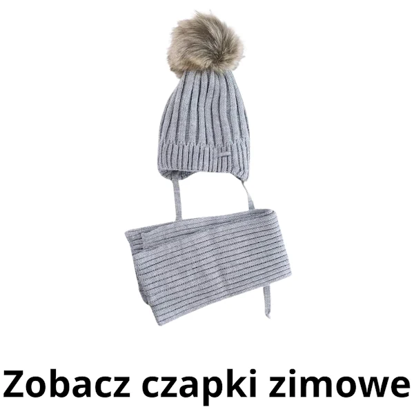 zobacz czapki zimowe niemowlęce