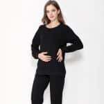 dres ciążowy do karmienia czarny
