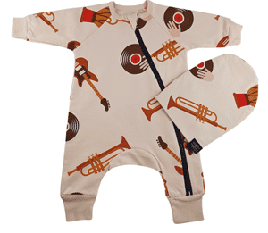 pajacyk na suwak różowy moi noi