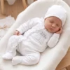 pajacyk niemowlęcy ze skrzydełkami