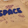 dres chłopięcy musztardowy space bluza