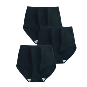 majtki poporodowe bawełniane 3szt czarne