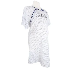 koszula ciążowa do karmienia biała w kropki koszule ciążowe do karmienia