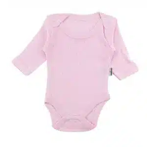 ażurowe body niemowlęce różowe, letnie ubranka dla niemowląt