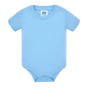 niebieskie body z krótkim rękawem dla chłopca, letnie ubranka dla niemowląt