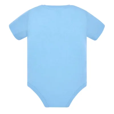 niebieskie body niemowlęce z krótkim rękawem