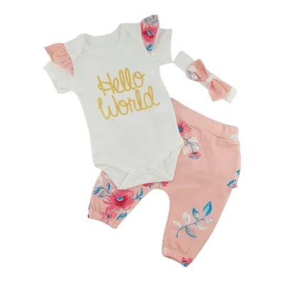 komplet dziewczecy hello world onno