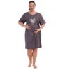 koszula do karmienia brązowa plus size