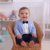 Elegancki komplet do Chrztu z koszulą
