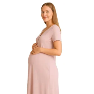 Koszula nocna do karmienia lilak