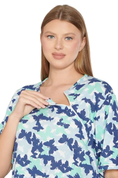 koszula plus size motyle