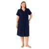 Koszula plus size granatowa