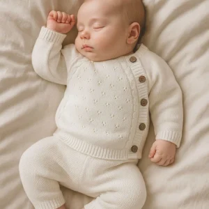 Komplet dzianinowy dla niemowlaka