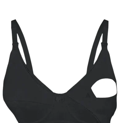 Biustonosz do karmienia bez fiszbin czarny