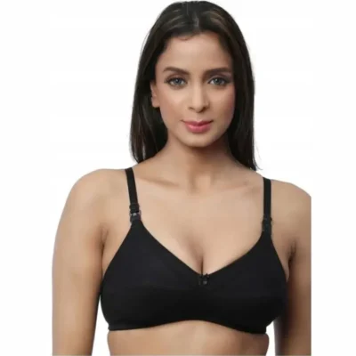 Biustonosz do karmienia bez fiszbin czarny