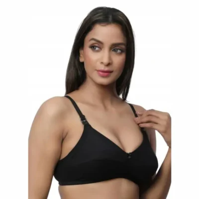 Biustonosz do karmienia bez fiszbin czarny