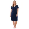 Koszula plus size granatowa koszula ciążowa koszula do karmienia