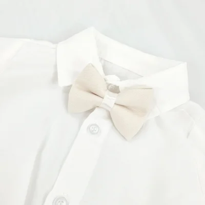 kremowy garnitur niemowlecy