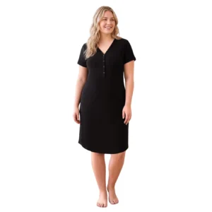 Koszula plus size czarna koszula ciążowa koszula do karmienia
