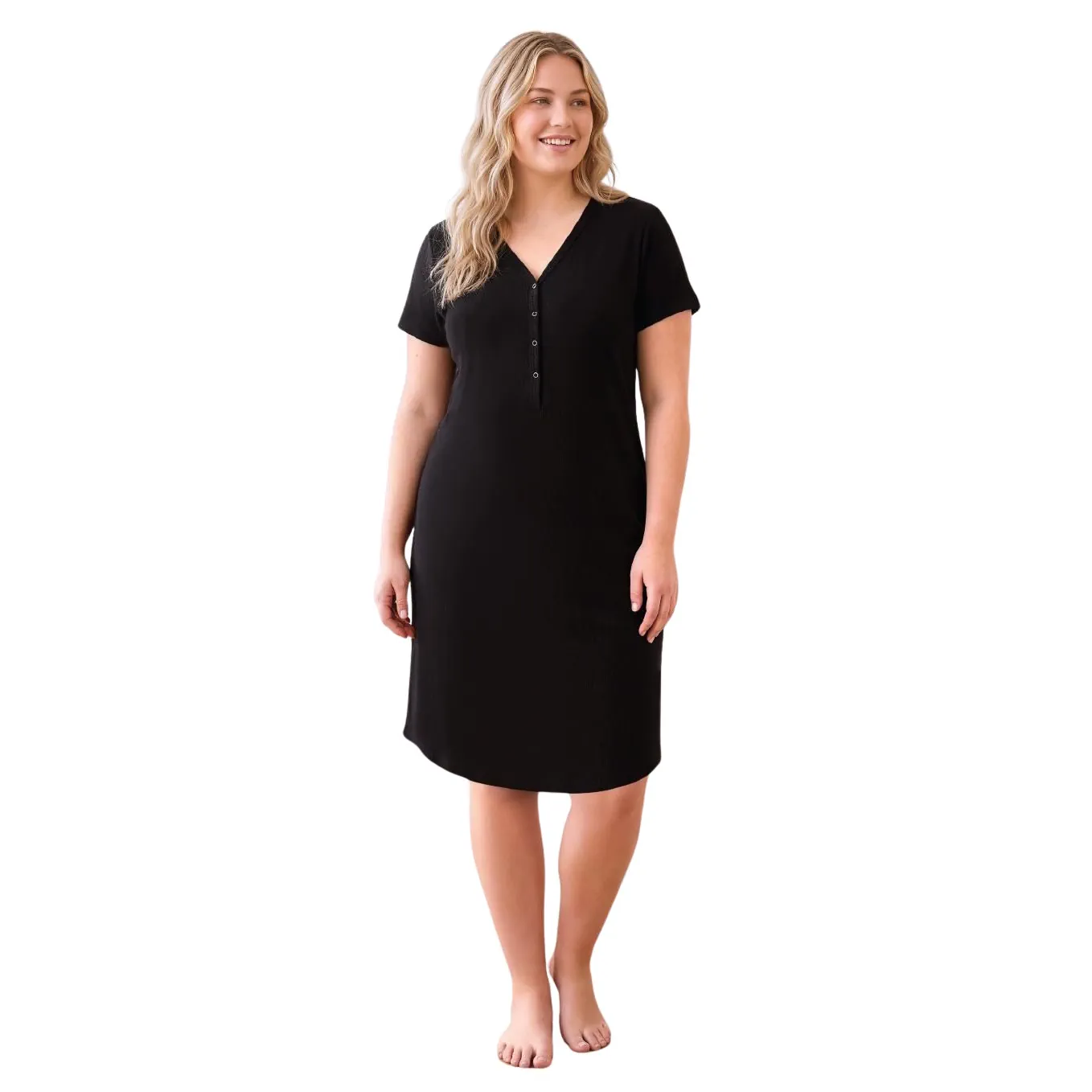 Koszula plus size czarna - 3XL