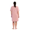 koszula nocna plus size do karmienia różowa